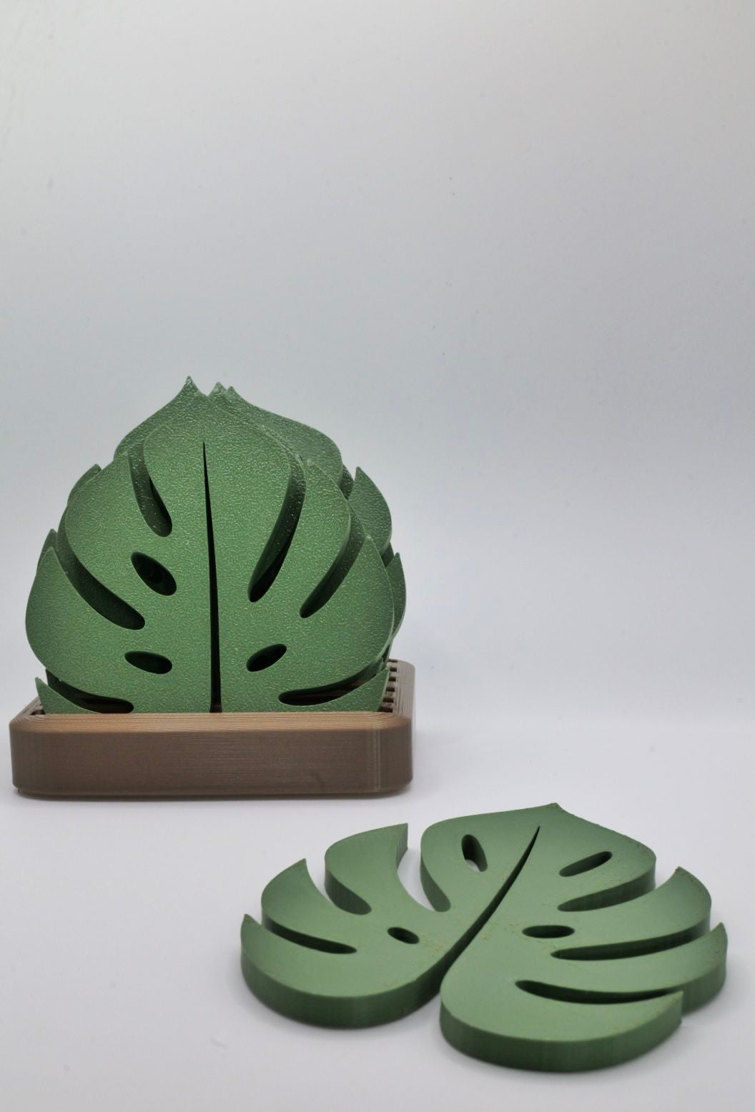 Dessous de verre feuilles impression 3D