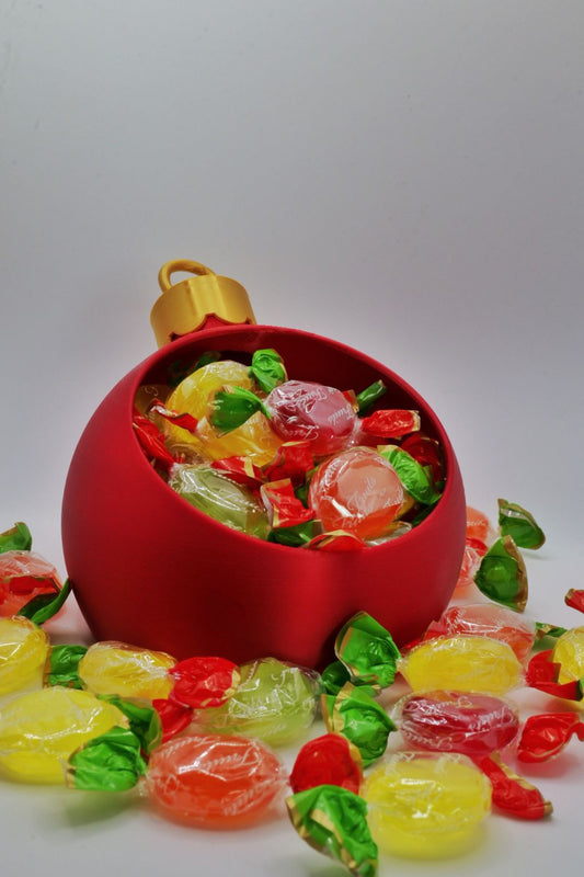 Boule de noel porte bonbons impression 3D